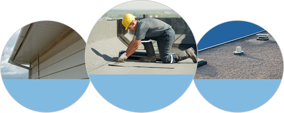 A range of our flat roofing services